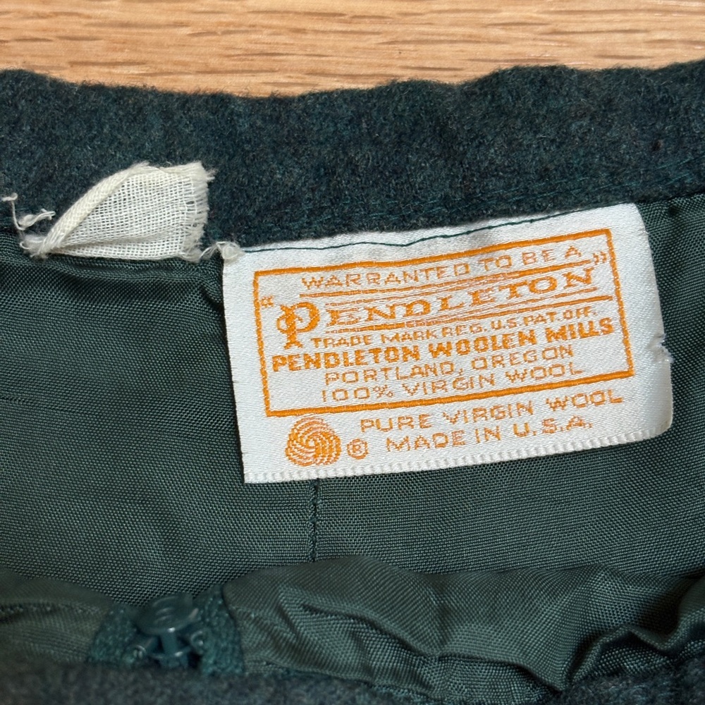 Pendleton Lined Wool Slacks Size 30w - image 7